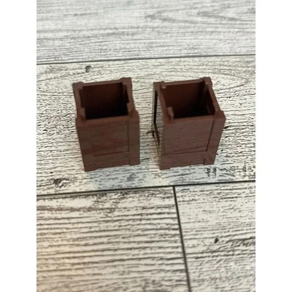 LEGO Parts 61780 (2pcs) Container, Box 2x2x2 - Top Opening - Picture 1 of 6